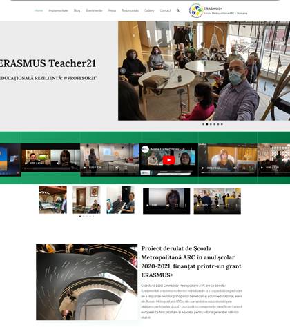 #lzfro ARC School ERASMUS Wordpress Website
