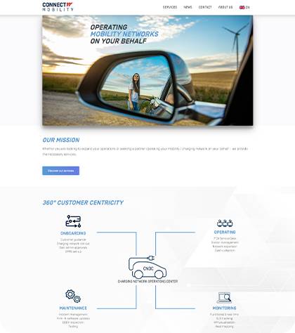 #lzfro Connect44 Mobility Website design
