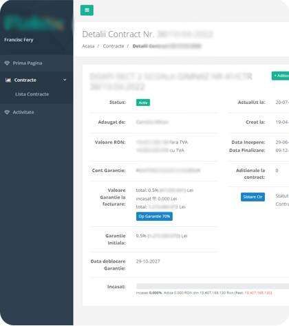 #lzfro Contracts Management System & Invoicing